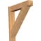 Ekena Millwork Traditional Smooth Arts and Crafts Outlooker, Western Red Cedar, 7 1/2"W x 38"D x 38"H OUT08X38X38TRA03SWR - alternate 1